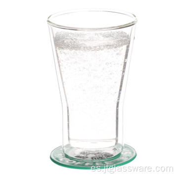 Tazas de vidrio de cristalería de bebidas calientes